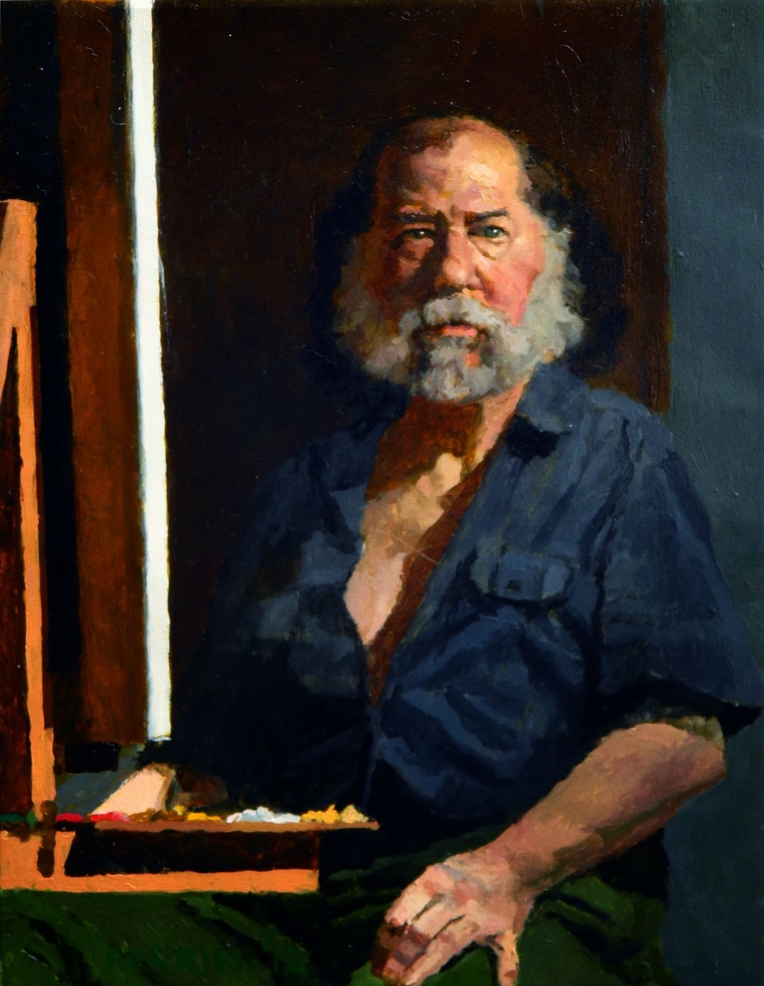 Sitting At Easel